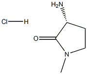 (R)-3-amino-1-methylpyrrolidin-2-one hydrochloride Struktur