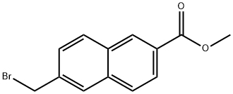 Methyl 6-(Bromomethyl)-2-naphthoate Struktur