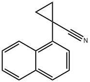 1-(1-Naphthyl)cyclopropanecarbonitrile Struktur