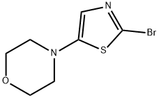 2-Bromo-5-morpholinothiazole Struktur