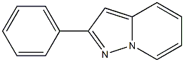 2-phenylpyrazolo[1,5-a]pyridine Struktur