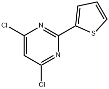 4,6-Dichloro-2-(2-thienyl)pyrimidine Struktur