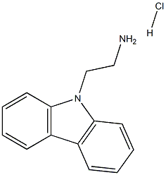 2-(9H-carbazol-9-yl)ethan-1-amine hydrochloride Struktur