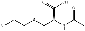 N-Acetyl-S-(2-chloroethyl)-L-cysteine Struktur