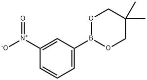 5,5-dimethyl-2-(3-nitrophenyl)-1,3,2-dioxaborinane Struktur