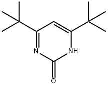 2-Hydroxy-4,6-di(tert-butyl)pyrimidine Struktur