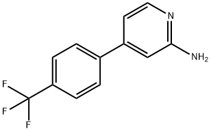 4-[4-(TRIFLUOROMETHYL)PHENYL]PYRIDIN-2-AMINE Struktur