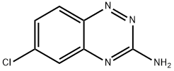 1,2,4-BENZOTRIAZIN-3-AMINE, 6-CHLORO- Struktur