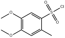 4,5-dimethoxy-2-methylbenzene-1-sulfonyl chloride Struktur