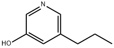 3-Hydroxy-5-(n-propyl)pyridine Struktur