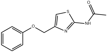 N-[4-(phenoxymethyl)-1,3-thiazol-2-yl]acetamide Struktur