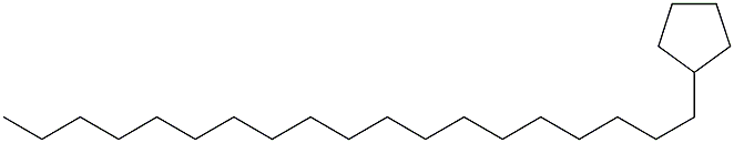 nonadecylcyclopentane Struktur