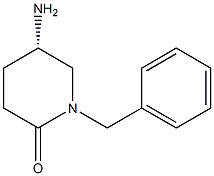 (S)-5-amino-1-benzylpiperidin-2-one Struktur