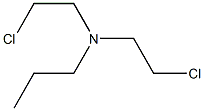 n-propylbis(2-chloroethyl)amine Struktur