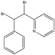 Pyridine, 2-(1,2-dibromo-2-phenylethyl) Struktur