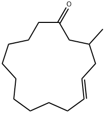 (5E)-3-methylcyclopentadec-5-en-1-one Struktur