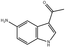 Ethanone, 1-(5-amino-1H-indol-3-yl)- Struktur