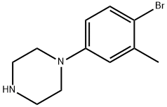 1-(4-BROMO-3-METHYLPHENYL)PIPERAZINE Struktur