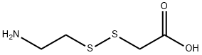 Acetic acid, 2-[(2-aminoethyl)dithio]- Struktur