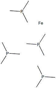 Iron, tetrakis(trimethylphosphine)- Struktur