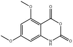 2H-3,1-Benzoxazine-2,4(1H)-dione, 5,7-dimethoxy- Struktur