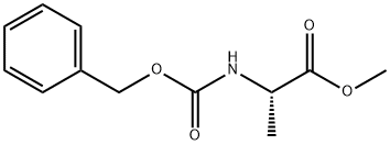 Alanine,N-[(phenylmethoxy)carbonyl]-, methyl ester Struktur