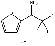 2,2,2-TRIFLUORO-1-(FURAN-2-YL)ETHAN-1-AMINE HYDROCHLORIDE Struktur