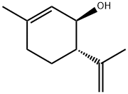 2-Cyclohexen-1-ol, 3-methyl-6-(1-methylethenyl)-, (1R,6S)- Struktur