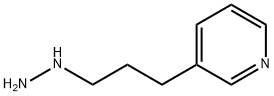 3-(3-hydrazinylpropyl)pyridine Struktur