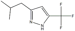 3-isobutyl-5-(trifluoromethyl)-1H-pyrazole Struktur