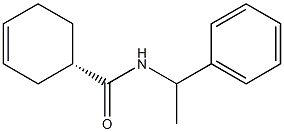 (1R)cyclohex-3-enecarboxylic acid (1S)-1-phenylethylamine Struktur