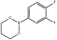 3,4-difluorophenylboronic acid-1,3-propanediol ester Struktur