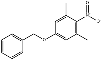 Benzene, 1,3-dimethyl-2-nitro-5-(phenylmethoxy)- Struktur