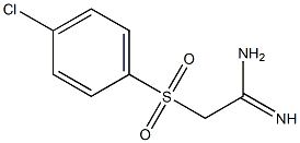 2-(4-chlorophenylsulfonyl)acetamidine Struktur