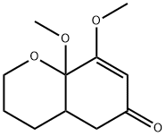 2H-1-Benzopyran-6(5H)-one, 3,4,4a,8a-tetrahydro-8,8a-dimethoxy-