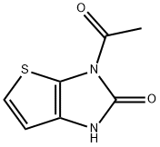 3-acetyl-1H,2H,3H-thieno[2,3-d]imidazol-2-one Struktur