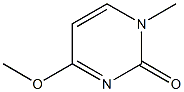 4-methoxy-1-methyl-1,2-dihydropyrimidin-2-one Struktur