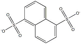 Naphthalene-1,5-bissulfonate Struktur