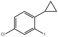 5-Chloro-2-cyclopropyliodobenzene Struktur