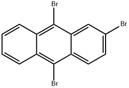 Anthracene, 2,9,10-tribromo- Struktur