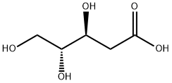 D-erythro-Pentonic acid, 2-deoxy- Struktur