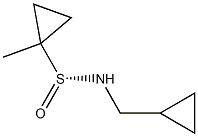 (E)-N-(cyclopropylmethylene)-2-methylpropane-2-sulfonamide Struktur