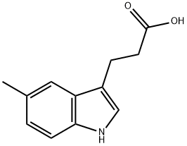 3-(5-Methyl-3-indolyl)propanoic Acid Struktur