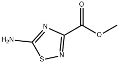 methyl 5-amino-1,2,4-thiadiazole-3-carboxylate Struktur