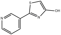 2-(3-Pyridyl)-4-hydroxythiazole Struktur