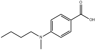 4-[butyl(methyl)amino]benzoic acid Struktur