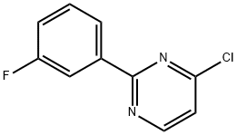 4-Chloro-2-(3-fluorophenyl)pyrimidine Struktur