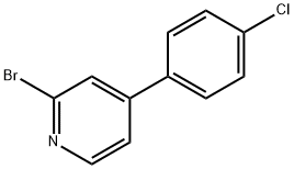 2-Bromo-4-(4-chlorophenyl)pyridine Struktur