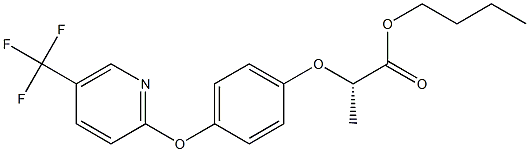 Butyl(S)-2-[4-[[5-(trifluoromethyl)-2-pyridinyl]oxy]phenoxy]propionate Struktur