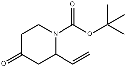 1-Boc-2-vinyl-4-piperidinone Struktur